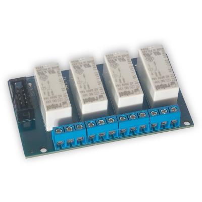 TINYCONTROL rozšiřující deska 4x relé 250VAC/16A pro LK3 a LK4