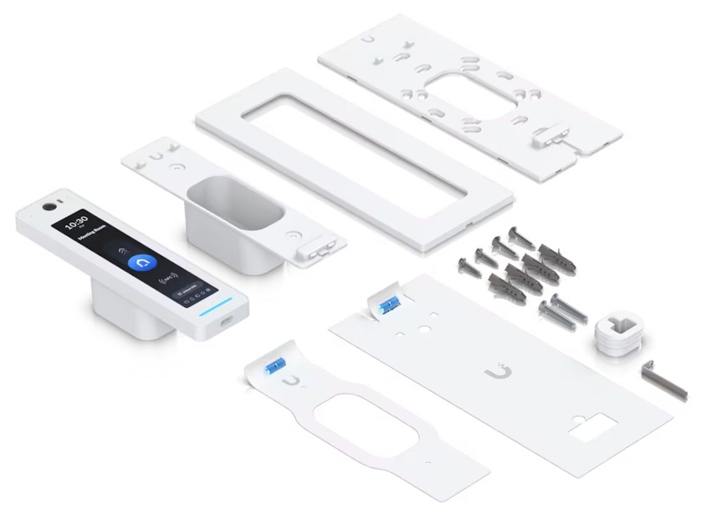 Ubiquiti UniFi Access G3 Reader Pro W - Přístupová NFC čtečka s kamerou, dotykový displej, krytí IP55, PoE, bílá