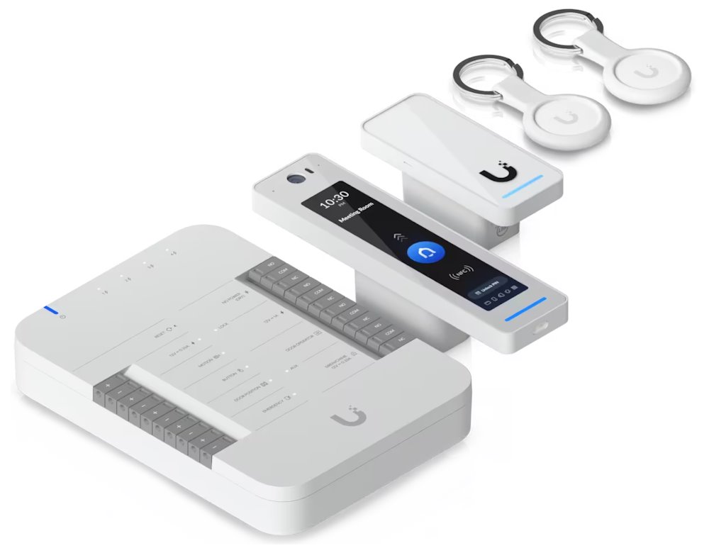 Ubiquiti UniFi Access G3 Starter Kit Pro - Sada, 1x Hub Door, 1x čtečka G3 Pro, 1x čtečka G3, 2x čip