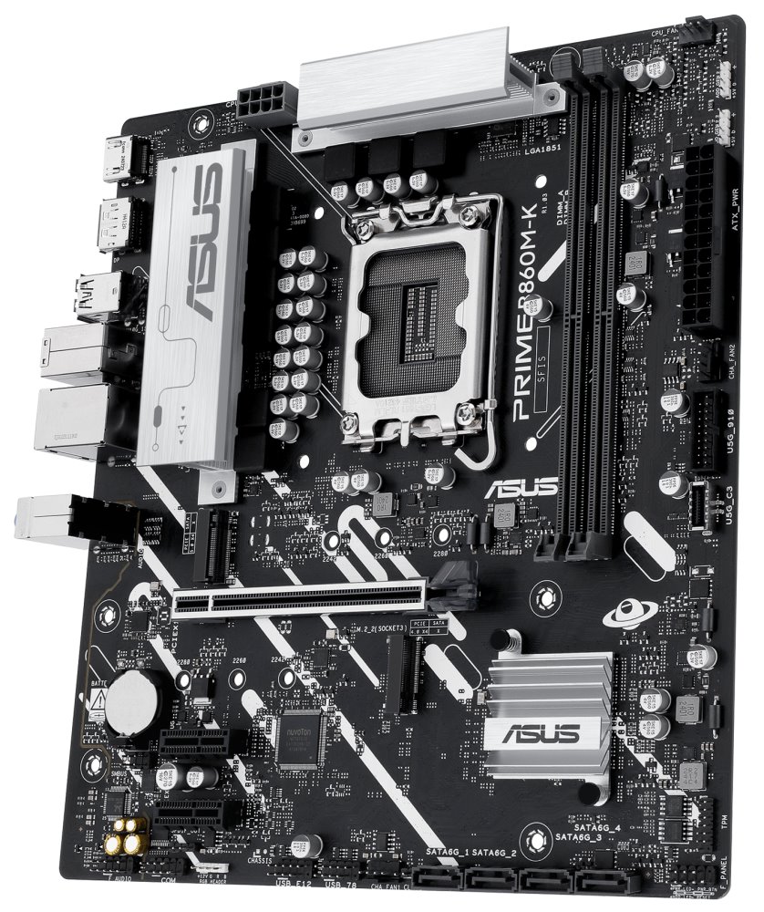 ASUS PRIME B860M-K / B860 / LGA1851 / DDR5 / DP / HDMI / 2x M.2 / mATX