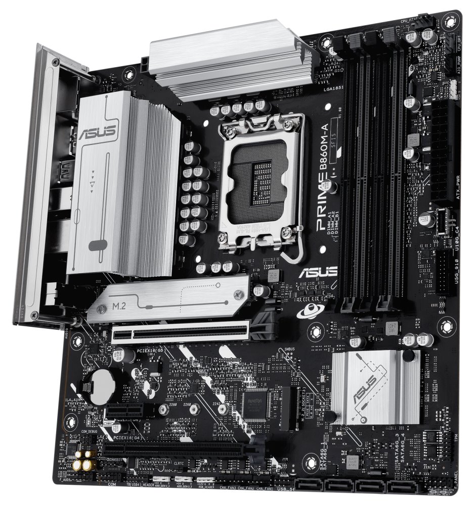 ASUS PRIME B860M-A-CSM / B860 / LGA1851 / DDR5 / DP / HDMI / 2x M.2 / mATX