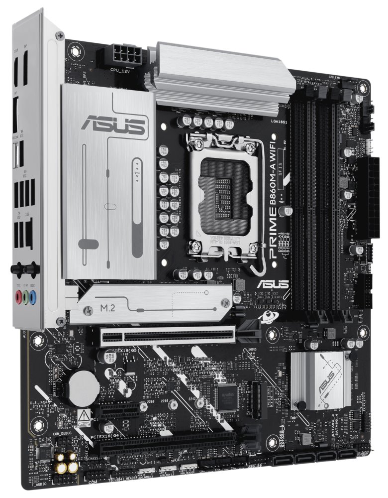 ASUS PRIME B860M-A WIFI / B860 / LGA1851 / DDR5 / 2x DP / HDMI / 2x M.2 / USB-C / WiFi / mATX