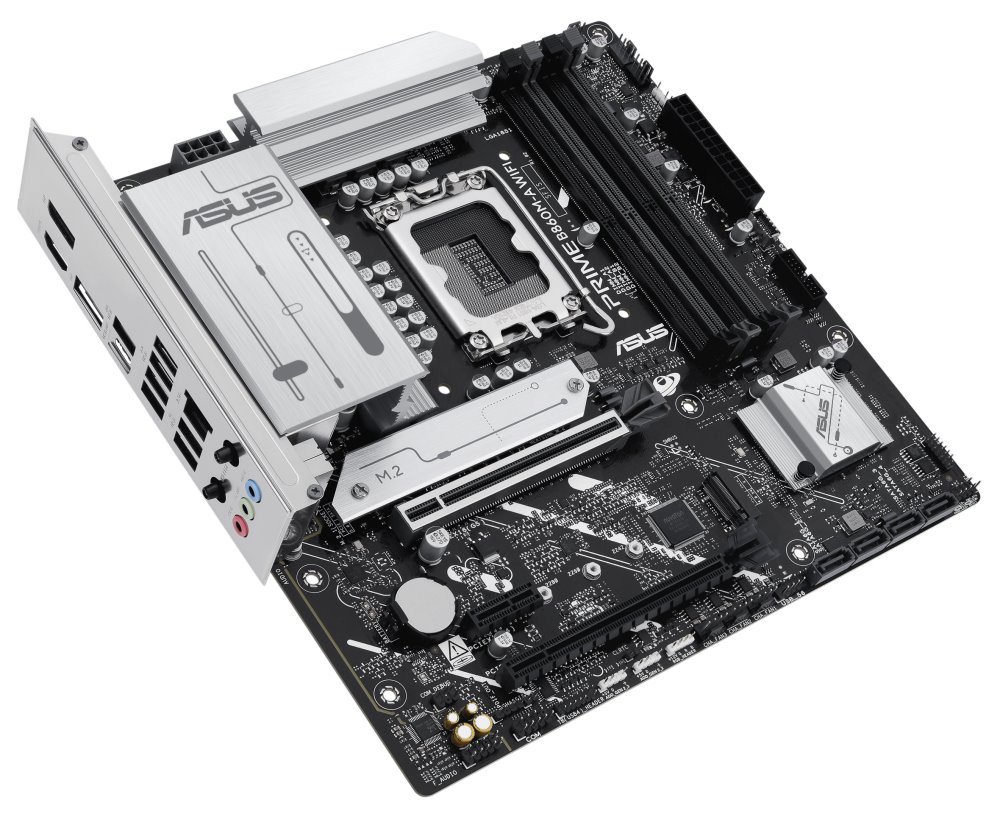 ASUS PRIME B860M-A WIFI / B860 / LGA1851 / DDR5 / 2x DP / HDMI / 2x M.2 / USB-C / WiFi / mATX