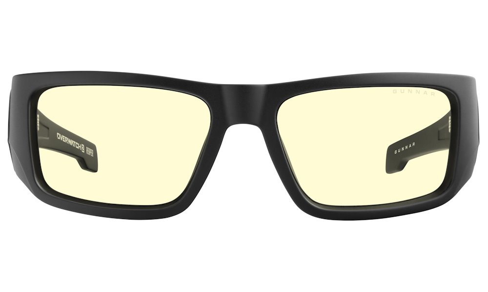 GUNNAR kancelářske/herní brýle OVERWATCH REAPER/Black ash  * jantarová  skla  * BLF 65 *GUNNAR focus