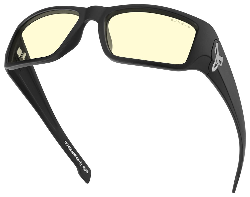 GUNNAR kancelářske/herní brýle OVERWATCH REAPER/Black ash  * jantarová  skla  * BLF 65 *GUNNAR focus