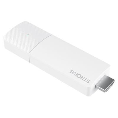 STRONG 4K Google TV stick LEAP-AIR/ 4K Ultra HD/ H.265/ HDMI/ micro USB/ BT/ Wi-Fi/ Chromecast/ NETFLIX/ Google TV/ bílý