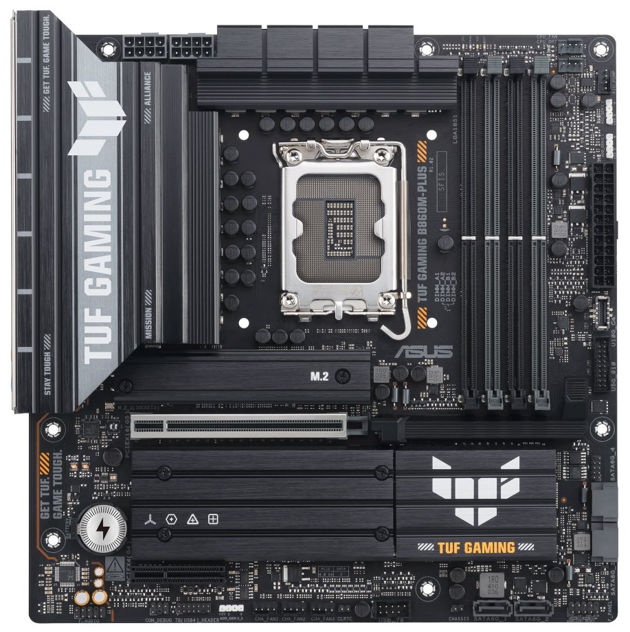 ASUS TUF GAMING B860M-PLUS / B860 / LGA1851 / DDR5 / DP / HDMI / 3x M.2 / mATX