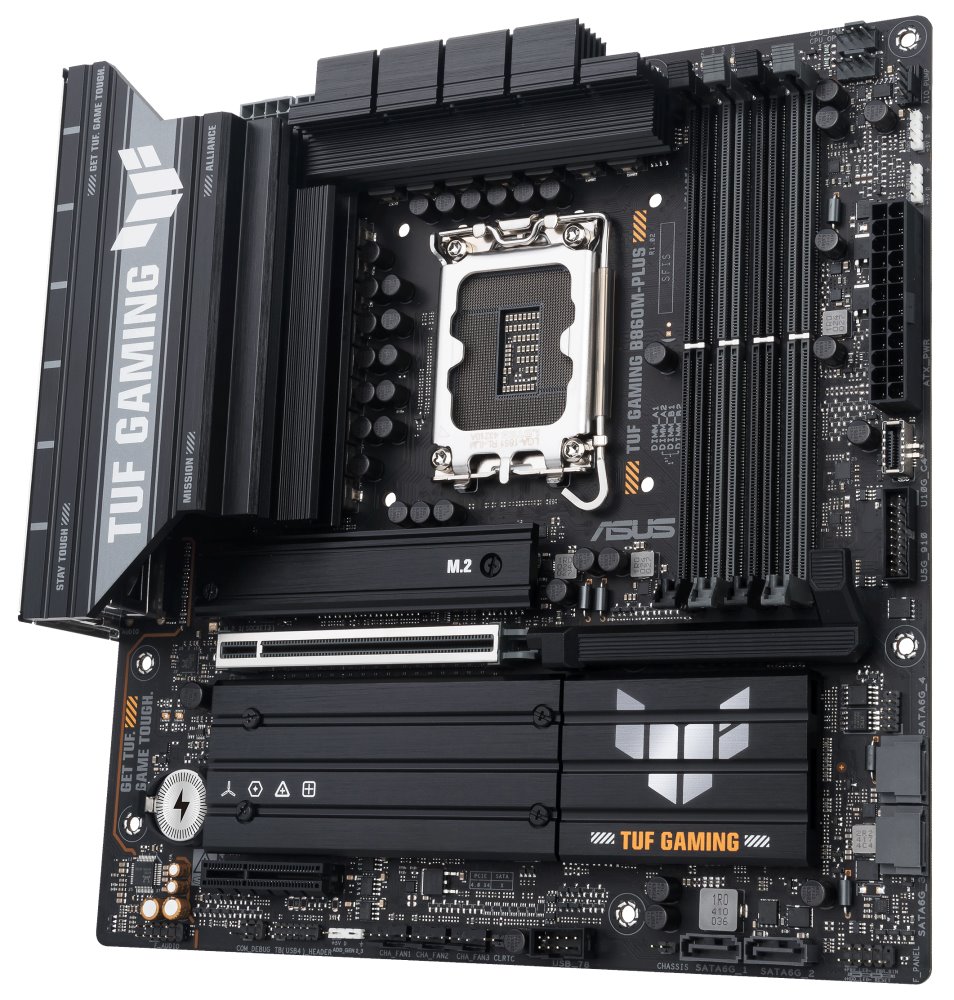 ASUS TUF GAMING B860M-PLUS / B860 / LGA1851 / DDR5 / DP / HDMI / 3x M.2 / mATX