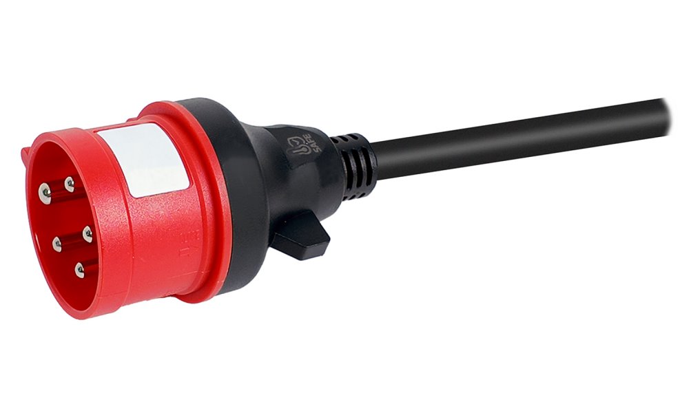 EVSE AC přenosná, třifázová nabíječka pro elektromobily, pro domácnosti, 11kW, 400V, 16A, 6m kabel s konektorem T2