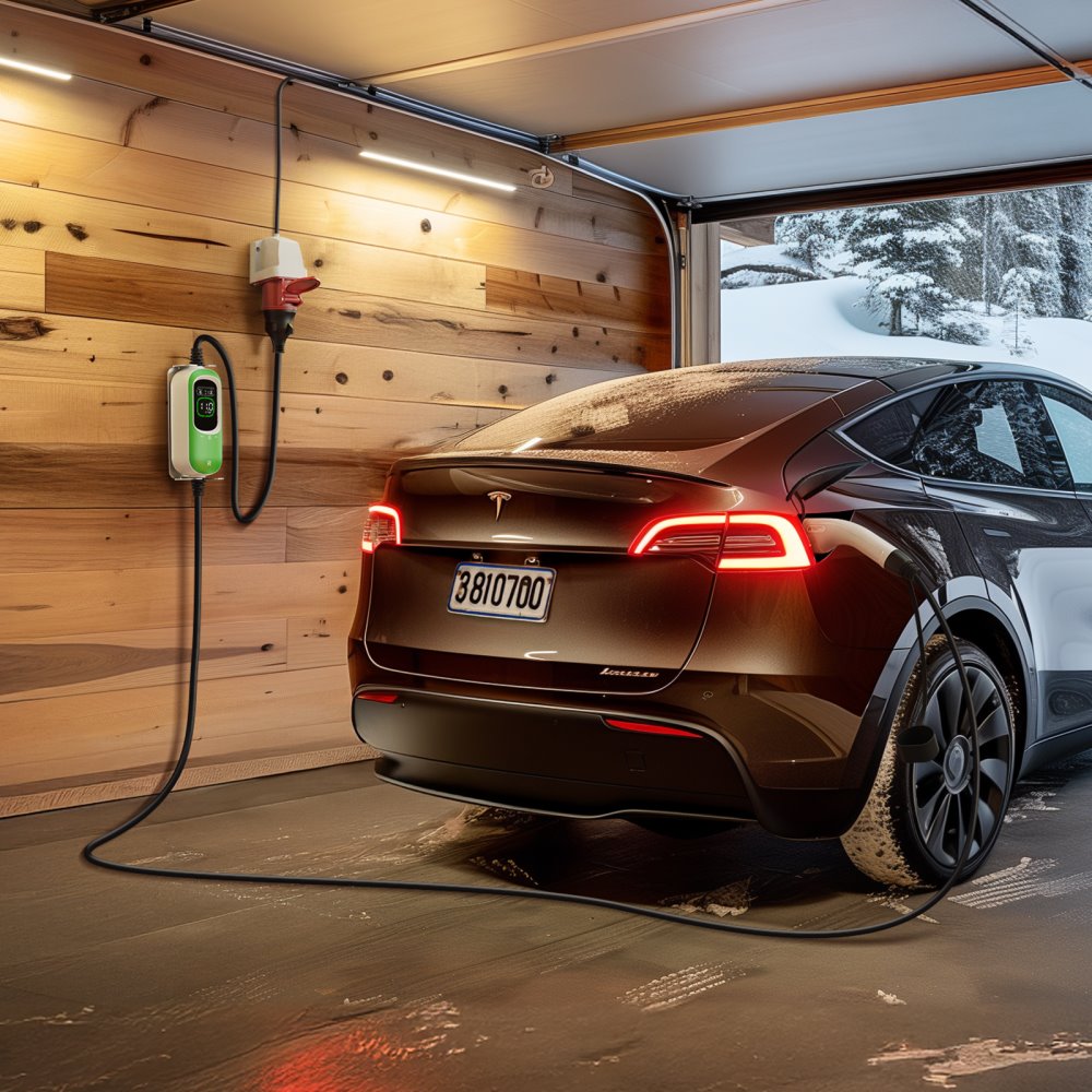 EVSE AC přenosná, třifázová nabíječka pro elektromobily, pro domácnosti, 11kW, 400V, 16A, 6m kabel s konektorem T2