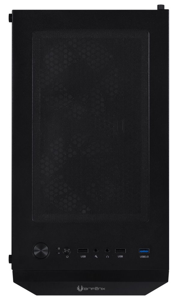 BitFenix skříň C50 Negro / ATX /  4x 120mm FRGB fan / 2xUSB 2.0 / USB 3.0 / tvrzené sklo / černá