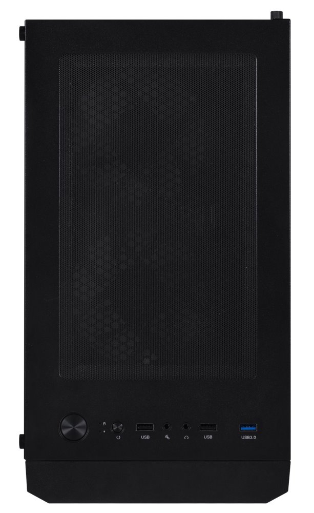 BitFenix skříň C60 Negro / ATX /  4x 120mm ARGB fan + controller / 2xUSB 2.0 / USB 3.0 / tvrzené sklo / černá