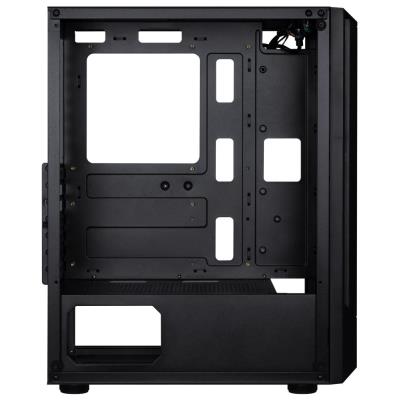 BitFenix skříň C50 Negro / ATX /  4x 120mm FRGB fan / 2xUSB 2.0 / USB 3.0 / tvrzené sklo / černá