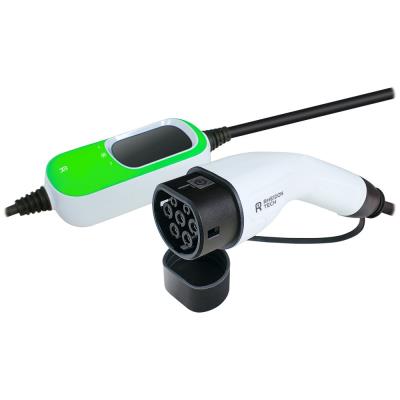 EVSE AC přenosná, třifázová nabíječka pro elektromobily, pro domácnosti, 11kW, 400V, 16A, 6m kabel s konektorem T2