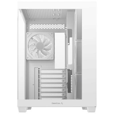 DEEPCOOL skříň CG530 4F ATX / 4x120mm ARGB fans / USB 3.0 / USB-C/ panoramatická / bílá