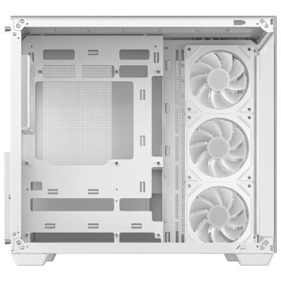DEEPCOOL skříň CG530 4F ATX / 4x120mm ARGB fans / USB 3.0 / USB-C/ panoramatická / bílá
