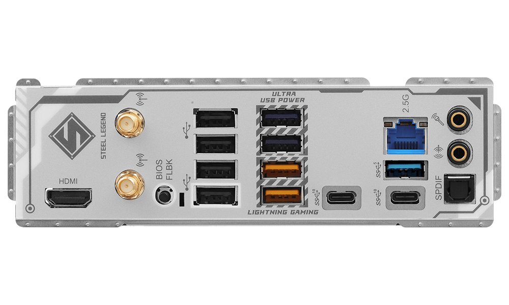 ASRock B850 Steel Legend WiFi / AMD B850 / AM5 / 4x DDR5 DIMM / 4x M.2 / HDMI / USB-C / WiFi / ATX