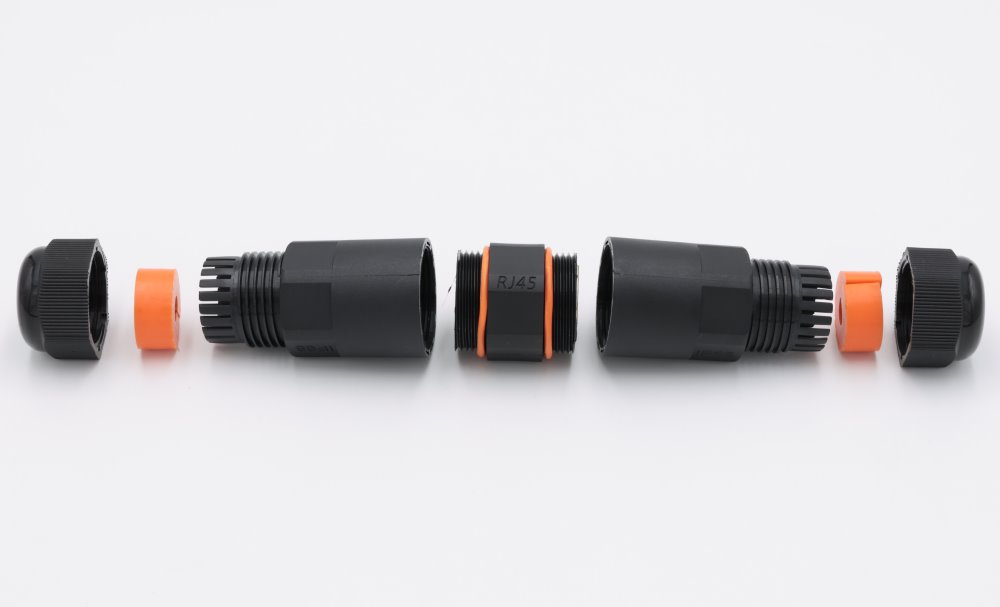 XtendLan spojka, RJ45-CAT5e/6/6A, STP, voděodolná, instalace kabeláže bez narážení kabelů