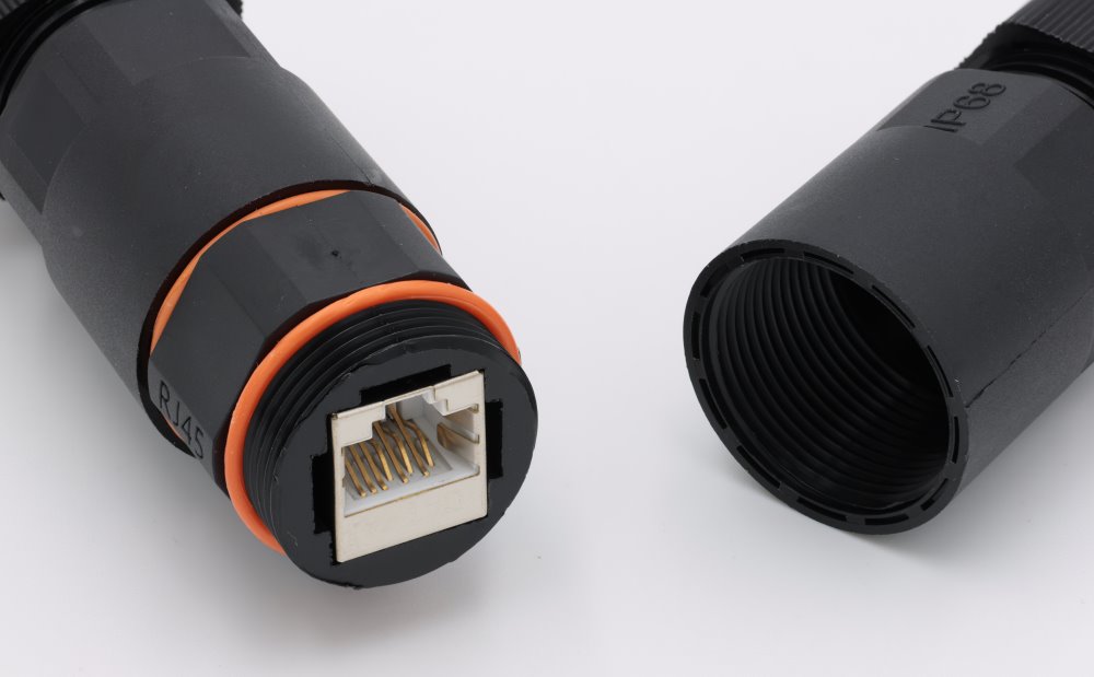 XtendLan spojka, RJ45-CAT5e/6/6A, STP, voděodolná, instalace kabeláže bez narážení kabelů