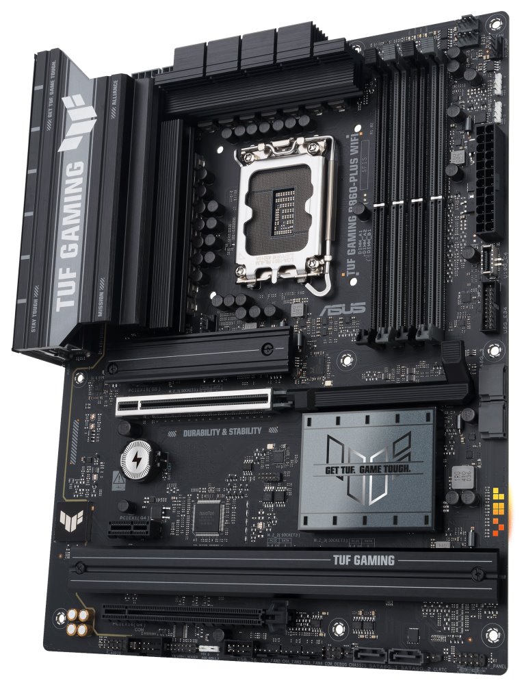 ASUS TUF GAMING B860-PLUS WIFI / B860 / LGA1851 / DDR5 / DP / HDMI / USB-C / 3x M.2 / WiFi / ATX