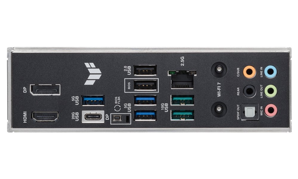 ASUS TUF GAMING B860-PLUS WIFI / B860 / LGA1851 / DDR5 / DP / HDMI / USB-C / 3x M.2 / WiFi / ATX