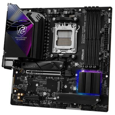 ASRock B850M Riptide WiFi / AMD B850 / AM5 / 4x DDR5 DIMM / 3x M.2 / HDMI / DP / USB-C / WiFi / mATX