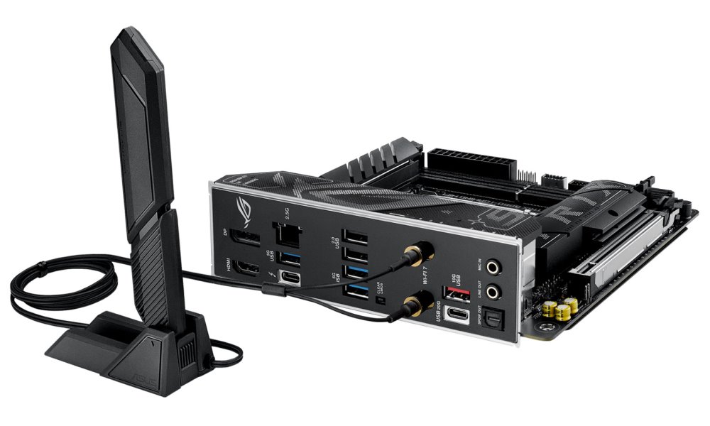 ASUS ROG STRIX B860-I GAMING WIFI / B860 / LGA1851 / DDR5 / DP/ HDMI / Thunderbolt / 2x M.2 / WiFi / Mini-ITX