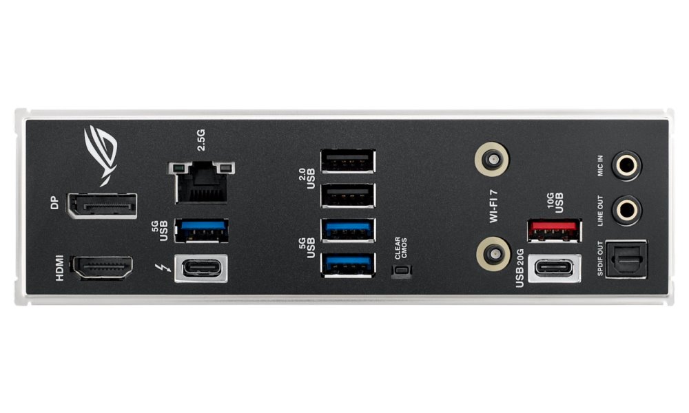 ASUS ROG STRIX B860-I GAMING WIFI / B860 / LGA1851 / DDR5 / DP/ HDMI / Thunderbolt / 2x M.2 / WiFi / Mini-ITX