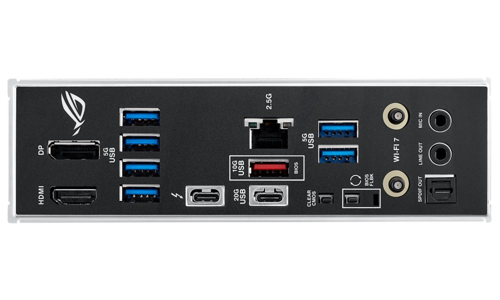 ASUS ROG STRIX B860-F GAMING WIFI / B860 / LGA1851 / DDR5 / DP/ HDMI / Thunderbolt / 4x M.2 / WiFi / ATX