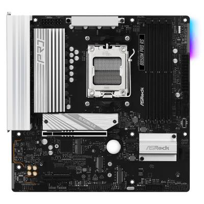 ASRock B850M Pro RS / AMD B850 / AM5 / 4x DDR5 DIMM / 3x M.2 / HDMI / DP / USB-C / mATX