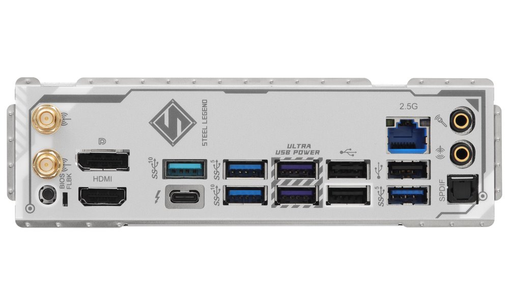 ASRock B860 Steel Legend WiFi / Intel B860 / LGA1851 / 4x DDR5 / 4x M.2 / HDMI / DP / Thunderbolt 4 / WiFi / ATX