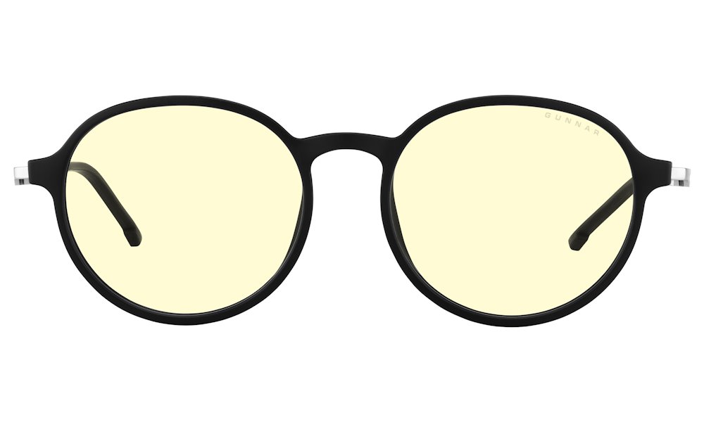 GUNNAR kancelářske/herní brýle LOOP ONYX/MERCURY  * jantarová  skla  * BLF 65 * GUNNAR focus