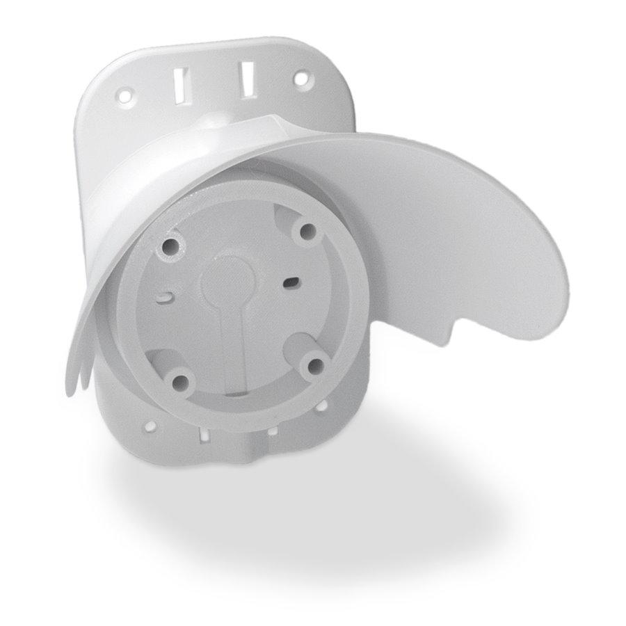 XtendLan Držák s krytem pro kameru UniFi G5 Turret Ultra a UniFi G6 Turret, plast odolný UV záření, venk. použití, bílý