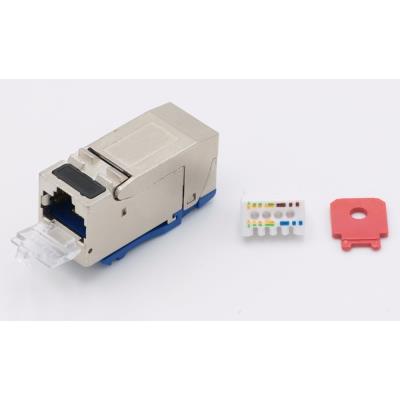 XtendLan Keystone jack RJ45, zaklapávací, CAT6A, TT STP, instalace bez nástrojů