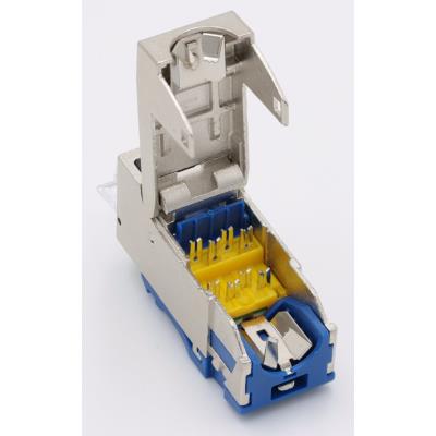 XtendLan Keystone jack RJ45, zaklapávací, CAT6A, TT STP, instalace bez nástrojů