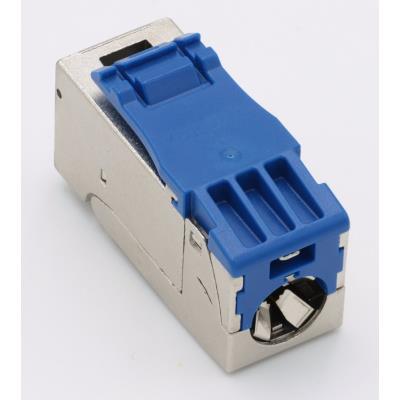 XtendLan Keystone jack RJ45, zaklapávací, CAT6A, TT STP, instalace bez nástrojů