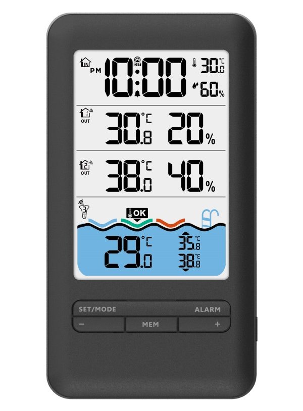 IMMAX NEO LITE SMART teplotní čidlo do bazénu + 2x vnitřní čidlo teploty a vlhkosti, TUYA