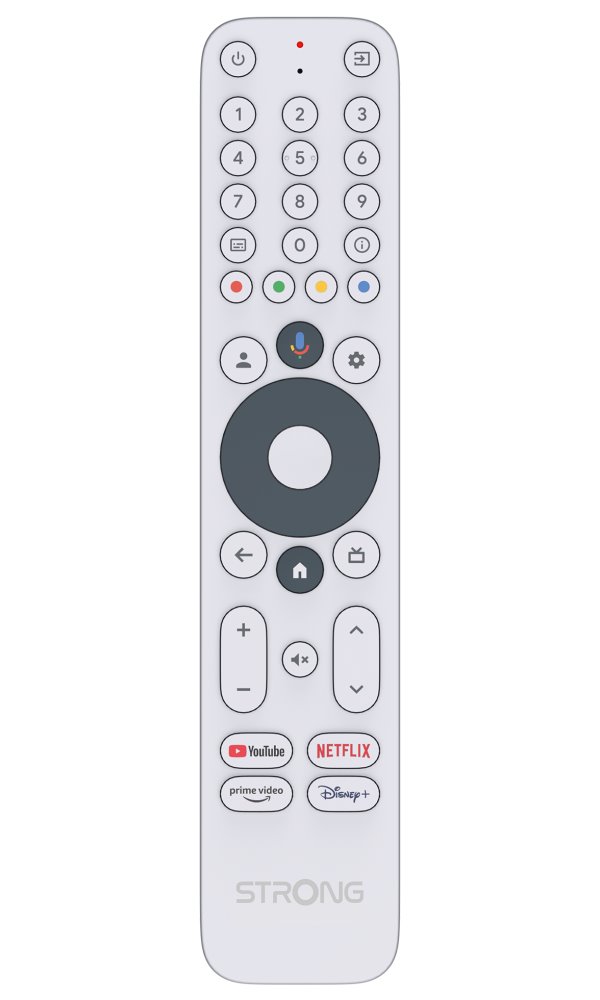 STRONG android box LEAP-S3+V2/ 4K UHD/ H.265/HEVC/ NETFLIX/ O2 TV/ HBO Max/ HDMI/ USB/ LAN/ Wi-Fi/ Android TV 11/ bílý