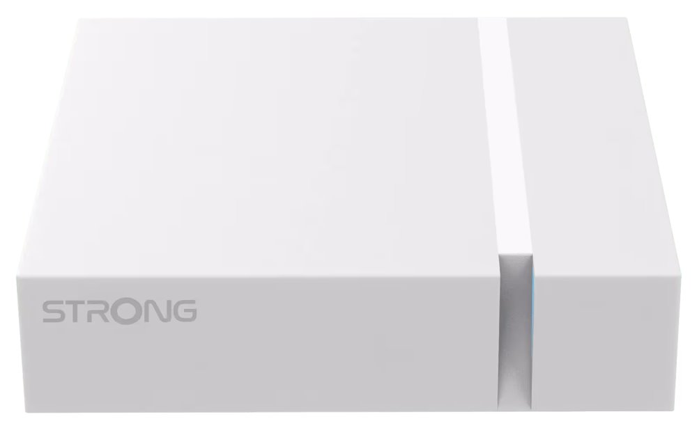STRONG android box LEAP-S3+V2/ 4K UHD/ H.265/HEVC/ NETFLIX/ O2 TV/ HBO Max/ HDMI/ USB/ LAN/ Wi-Fi/ Android TV 11/ bílý