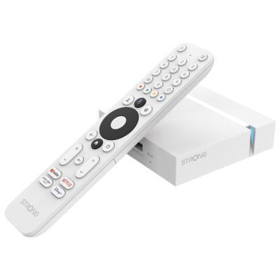STRONG android box LEAP-S3+V2/ 4K UHD/ H.265/HEVC/ NETFLIX/ O2 TV/ HBO Max/ HDMI/ USB/ LAN/ Wi-Fi/ Android TV 11/ bílý