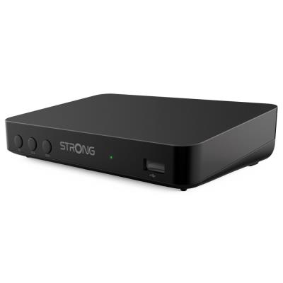 STRONG DVB-T/T2 set-top-box SRT 8208/ bez displeje/ Full HD/ H.265/HEVC/ EPG/ USB/ HDMI/ SCART/ černý