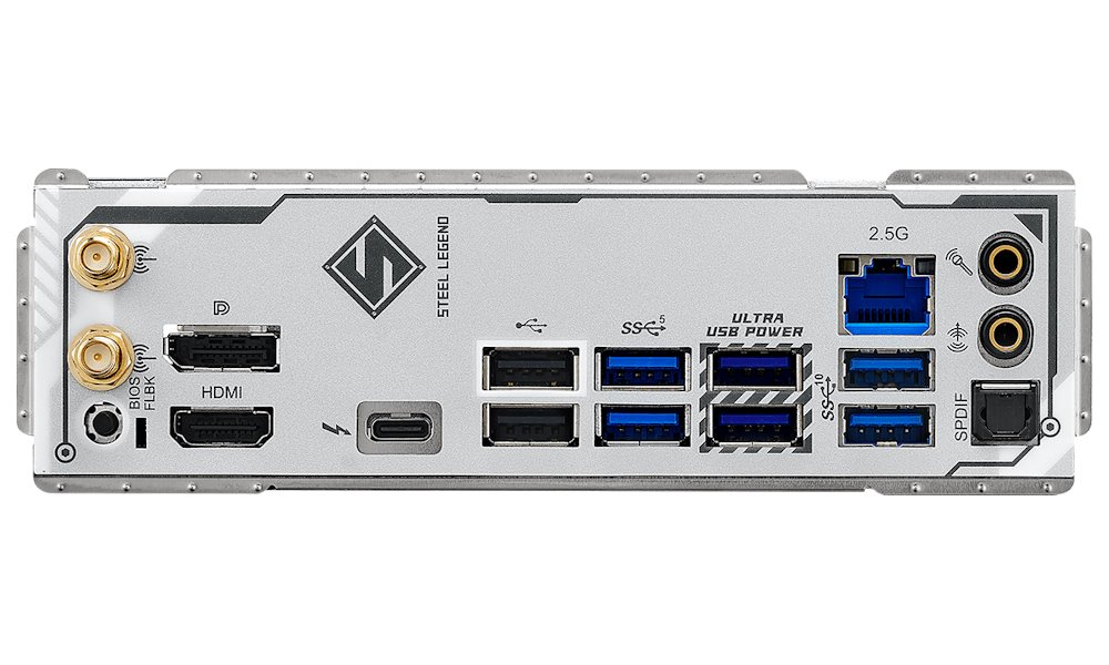 ASRock B860M Steel Legend WiFi / Intel B860 / LGA1851 / 4x DDR5 / 4x M.2 / HDMI / DP / Thunderbolt 4 / WiFi / mATX