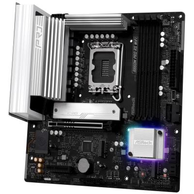 ASRock B860M Pro RS WiFi / Intel B860 / LGA1851 / 4x DDR5 / 3x M.2 / HDMI / DP / USB-C / WiFi / mATX