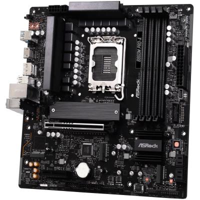 ASRock B860M Pro-A / Intel B860 / LGA1851 / 4x DDR5 / 3x M.2 / HDMI / DP / USB-C / mATX