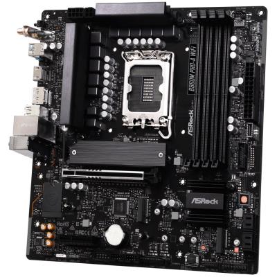 ASRock B860M Pro-A WiFi / Intel B860 / LGA1851 / 4x DDR5 / 3x M.2 / HDMI / DP / USB-C / WiFi / mATX