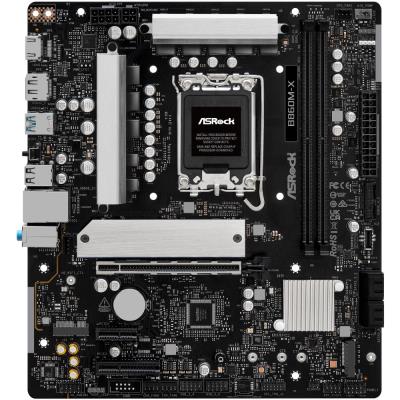 ASRock B860M-X / Intel B860 / LGA1851 / 2x DDR5 / 2x M.2 / HDMI / DP / USB-C / mATX