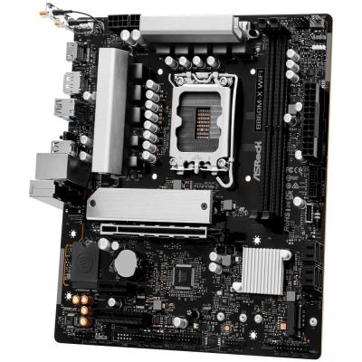 ASRock B860M-X WiFi / Intel B860 / LGA1851 / 2x DDR5 / 2x M.2 / HDMI / DP / USB-C / WiFi / mATX