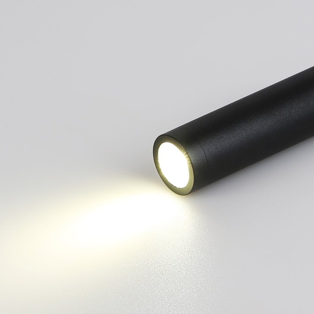 IMMAX GOAL designové nástěnné LED svítidlo, 2 vypínače, 6W, černé