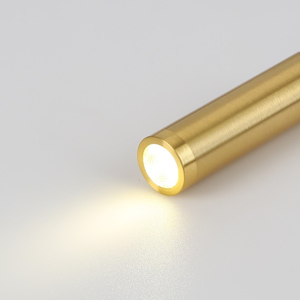 IMMAX GOAL designové nástěnné LED svítidlo, 2 vypínače, 7W, bílo-zlaté