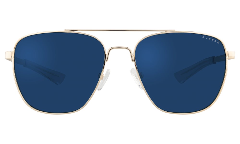 GUNNAR kancelářske/herní brýle  MUSTANG GOLD sluneční skla NEUTRAL BLF 90 GUNNAR focus